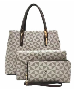 Monogram Top Handle 3-in-1 Satchel PM2678 TAUPE